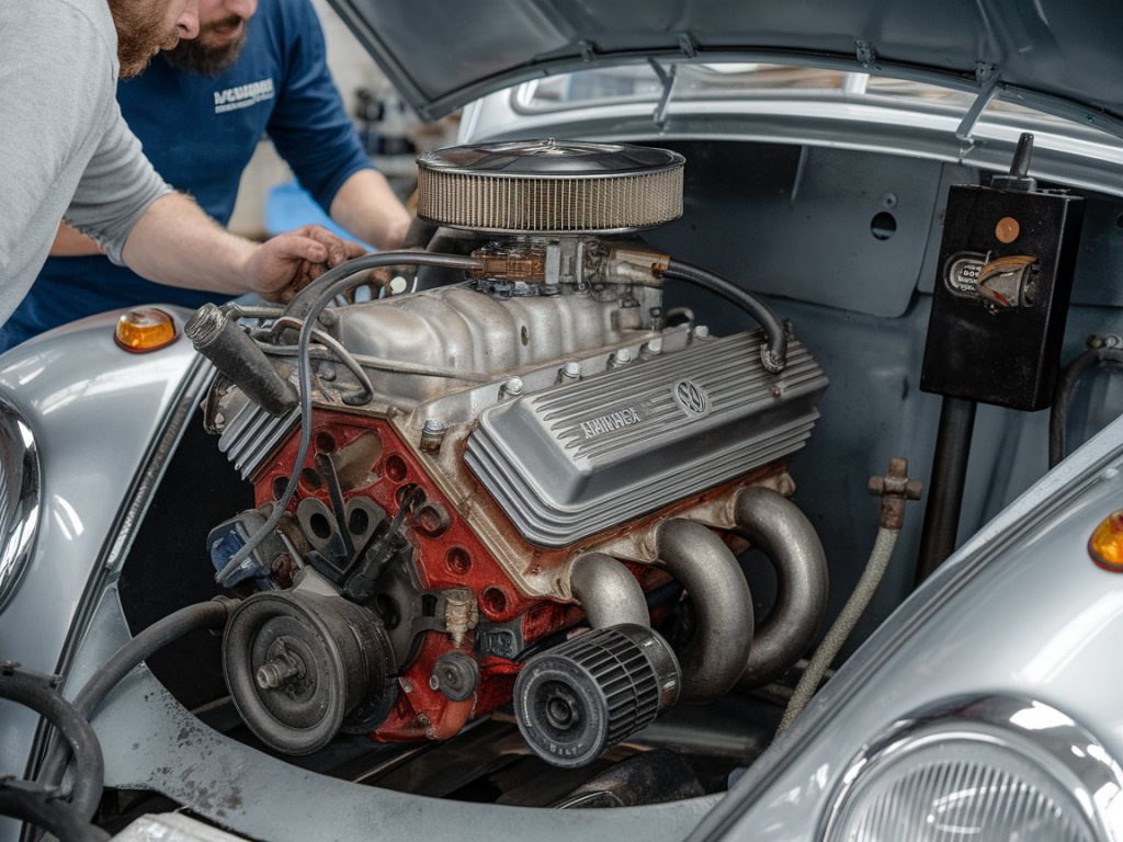 Welche konkreten schritte retten einen luftgekühlten motor eines vw käfer vor teurer überholung